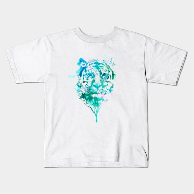 Tiger Tree Final Kids T-Shirt by astronaut